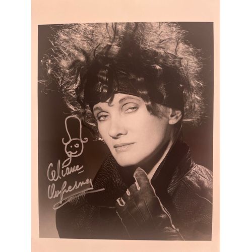 Photo Argentique Diane Dufresne Style Harcourt Dédicacée Format 30x40 Cm