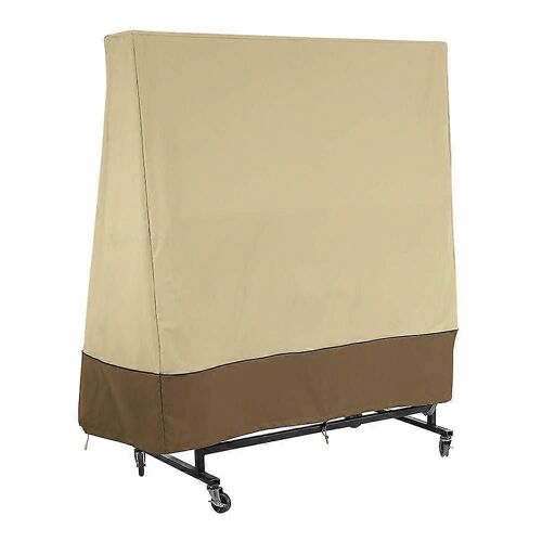 Housse De Table De Ping-Pong D'extérieur, Imperméable, Coupe-Vent, Résistante Aux Uv, 165 X 70 X 185 Cm
