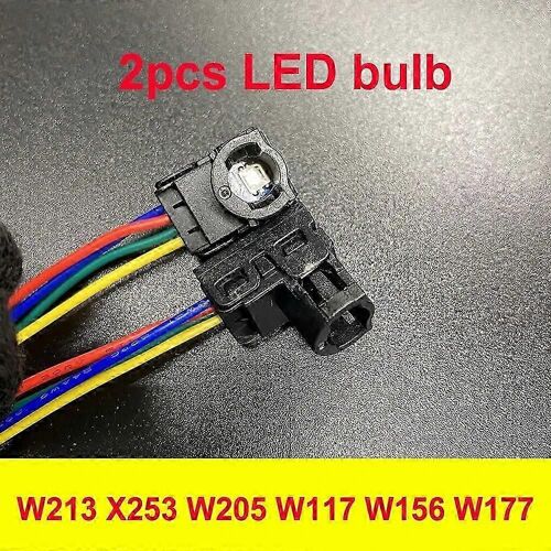 Module D'éclairage D'ambiance Led Pour Mercedes Benz W205 X253 W213, Câbles De Connexion Pour Ampoule Led De Remplacement Pour Éclairage D'ambiance De Ventilation. Éclairage De Véhicule À Moteur - Passager.