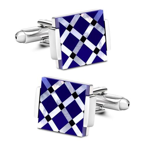 Boutons De Manchette En Nacre Pour Homme, Pour Mariage, Affaires, Uniques, À Rayures En Agate, Pour Smoking