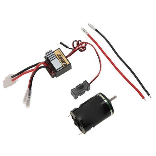 Moteur à balais 540 avec ESC 320 A, moteur électrique RC étanche haute performance pour Axial SCX10 90046 45T