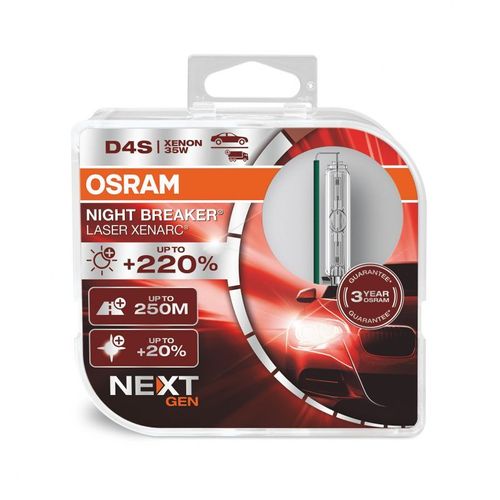 2 Ampoules Phare Auto Xenarc Night Breaker - Osram - D4s - X?Non 35w