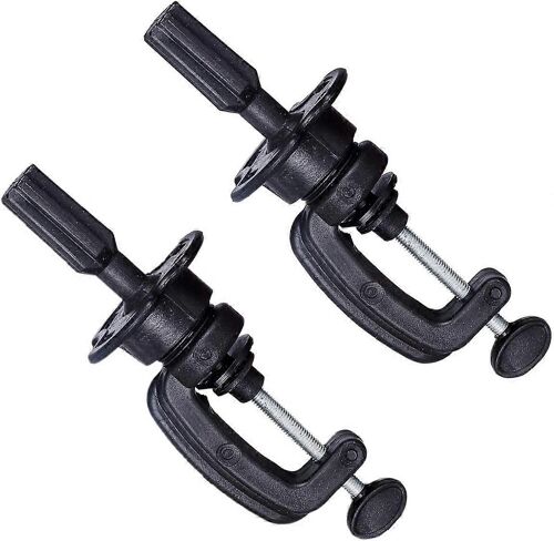 Lot de 2 supports de tête d'entraînement réglables, tête de mannequin d'exposition, montage de tête d'entraînement en cosmétologie