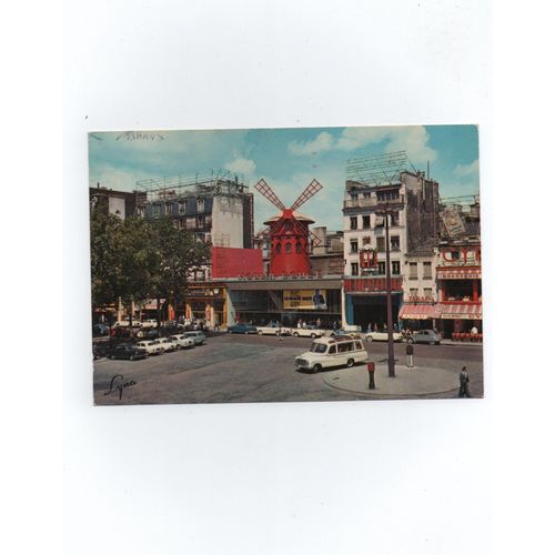 Le Moulin Rouge. Paris- Carte 1980 Edition Lyna-Paris.