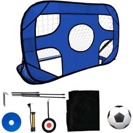 Kaltd-Pop-Up But De Football Portable 3-En-1 Dépliable Avec Pompe,Support De Ballon,Aiguille,Cible Et Ballon¿Goal D'entraînement Léger Pour Enfants&adultes¿Montage Rapide
