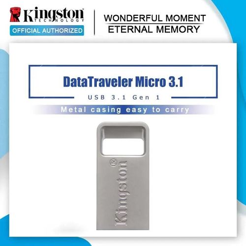 KALPZ-Kingston Usb 3.1 Clé Usb 128Gb 64Gb 100 Mo/S Mini Clé Usb 32Gb 16Gb Métal Cle Usb 3.0 U Disque Flash Pour Ordinateur Pc,,256 Go