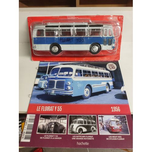 Autobus, Autocar, Bus Floirat Y 55 - 1956 Hachette N° 58 - 1/43-Hachette
