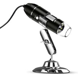 Microscope numérique avec grossissement x50 à x1600 pour observer le monde microscopique. Portable et polyvalent.