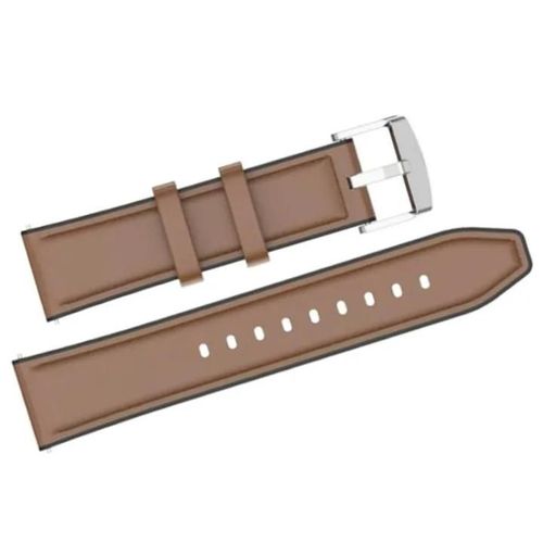 Bracelet En Cuir De Vachette Confortable De 22 Mm De Large Pour Huawei Gt Pour Samsung Galaxy Watch.