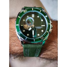 Montre Automatique Homme Cashirui Vert