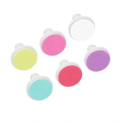 Ensemble De 6 Coupe-Ongles Pour Bébé, En Plastique, Solide Et Durable, Résistant À L'usure Et Doux Pour La Peau, Multifonctionnel, Compact Et Portable, 19,5 X 18,5 Mm, Multicolore.