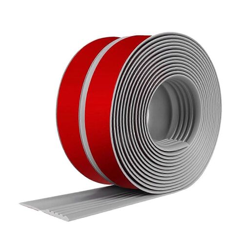 Bordure d'escalier Garniture auto-adhésive Nez de marche Moulure Gris