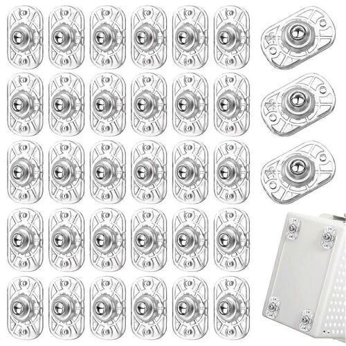 Roulettes autocollantes,curseurs d'appareils transparents Rouleaux