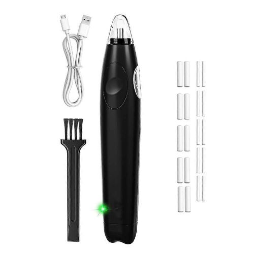 Gomme Électrique Pour Artistes,Kit De Gomme Électrique Rechargeable Noir