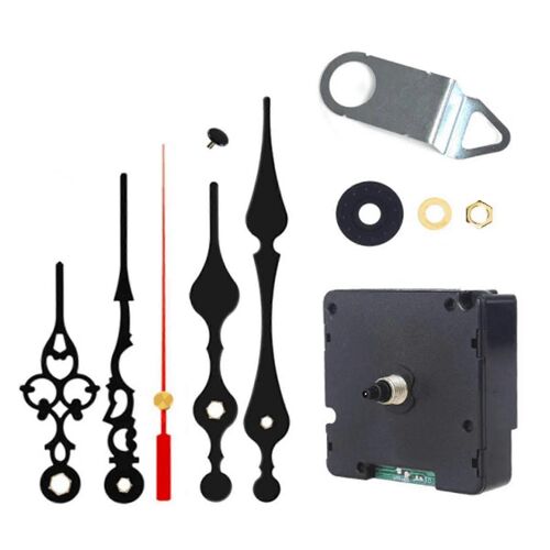 Kit de mécanisme de mouvement d'horloge de bricolage silencieux radiocommandé Dcf Mode de signal avec 2 ensembles Mains Réparation R