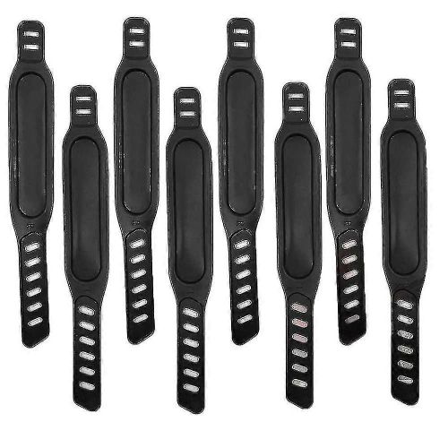 8pcs Sangles De Pédale De Vélo D'exercice Réglables Pour Vélos De Spinning À Domicile,Sangles De Pied Sécurisées