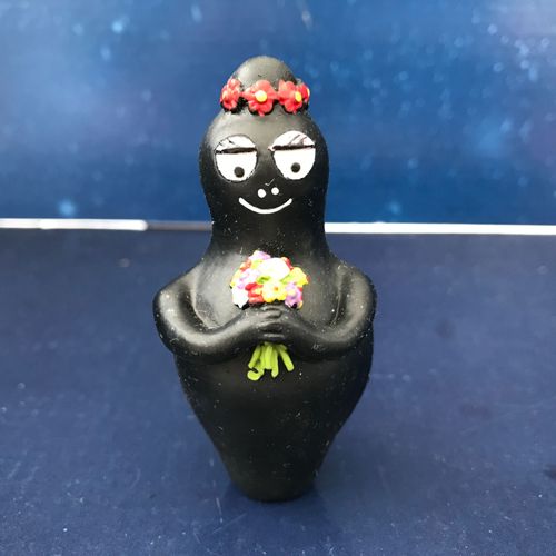 Figurine Barbamama Avec Des Fleurs - Série Barbapapa (Plastoy 2006)