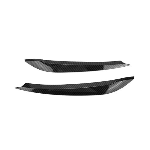 1paire De Paupières De Phare Avant Sourcils Trim Autocollant Pour 2019-2022 Moulure Lampe Bandes De Sourcils Couvercle Co