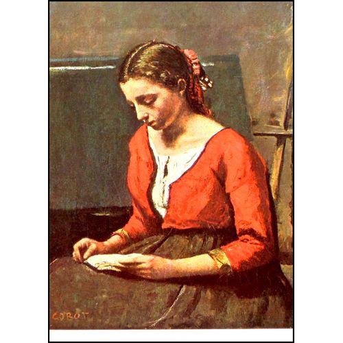 Corot Camille Lot 7 Cartes Postales Tableaux Peinture