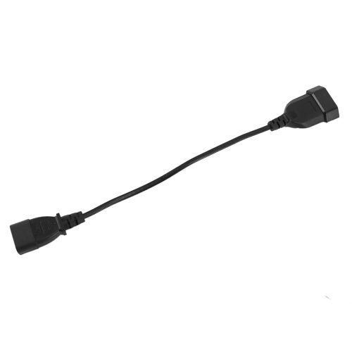 Cordon d'adaptateur secteur, Iec 320 C14 Mâle Prise Vers Européen 7/16 2Pin Femelle Câble d'Alimentation Pour Ups Pdu