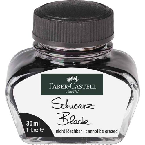 Faber-Castell Flacon D'encre, Contenu: 30 Ml, Noir