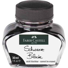 Faber-Castell Flacon D'encre, Contenu: 30 Ml, Noir