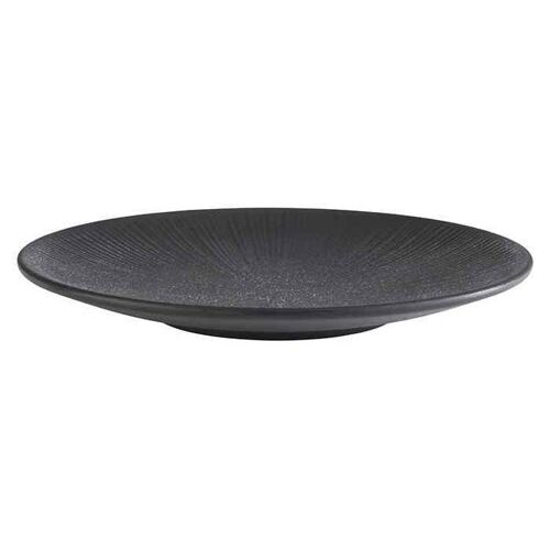Aps Assiette Plate Nero, Diamètre: 420 Mm, Noir