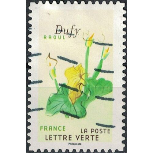 France 2024 Oblitéré Used Raoul Dufy Aquarelle N° 10 Arum Y&t 2432
