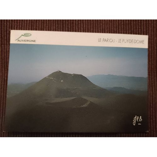 Carte Postale Colorée "Le Pariou-Le Puy De Dôme En Auvergne"Vintage Années 90.