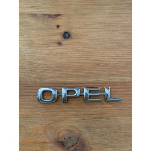 Logo Opel Argenté Vintage