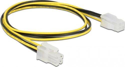Delock - Rallonge de câble d'alimentation - alimentation P4 (M) pour alimentation P4 (F) - 50 cm
