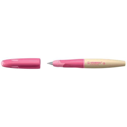 Stabilo Stylo Plume Easybirdy Timber L, Gaucher, Rose