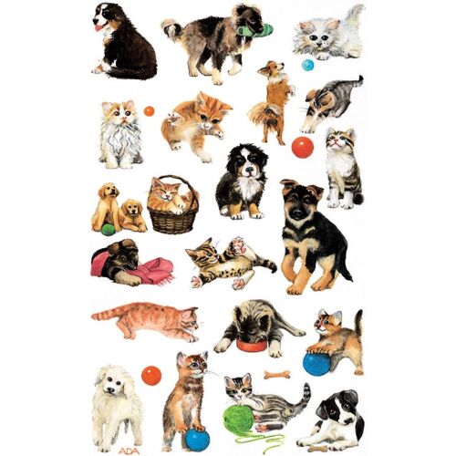 Avery Zweckform Sticker Design Z "Chiens & Chats"