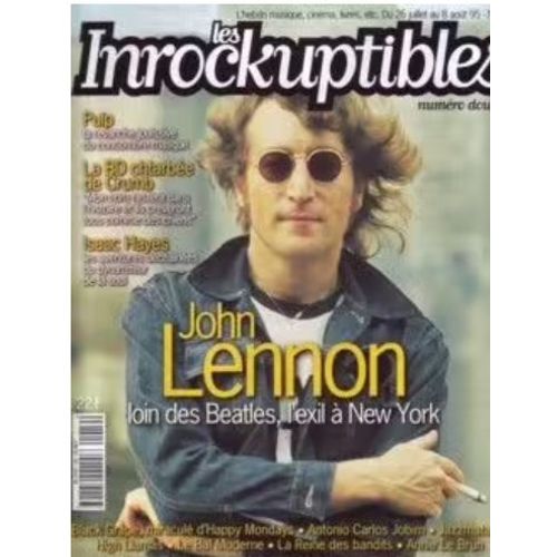 Les Inrockuptibles N° 19 _ Du 26 Juillet Au 8 Août 1995 _ John Lennon / Pulp / Robert Crumb / Isaac Hayes / Black Grape / Antonio Carlos Jobim / Jazzmatazz / High Llamas / Le Bal Moderne