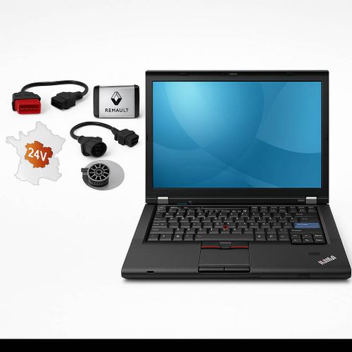 🚗 Valise Diagnostic Renault Can Clip + Pc ¿ Pack Professionnel Prêt À L'emploi