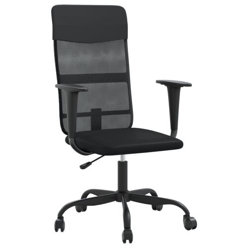 Chaise fauteuil siège de bureau informatique étude réglable en hauteur noir Helloshop26 02_0024071