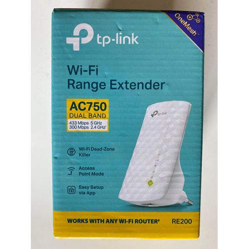 Un CPL TP-Link AC750 RE200 WiFi Range Extender 2.4 Ghz, 5 Ghz