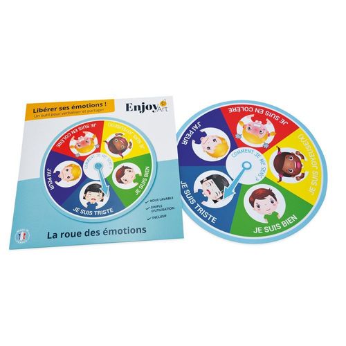 Jeu Éducatif - Roue Des Émotions - Enfant - De 2 À 6 Ans - Enjoy Art
