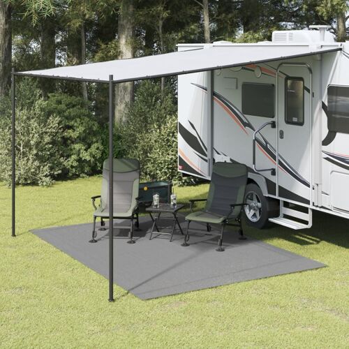 Vidaxl Tapis De Sol De Camping Anthracite 3,5x2,5 M