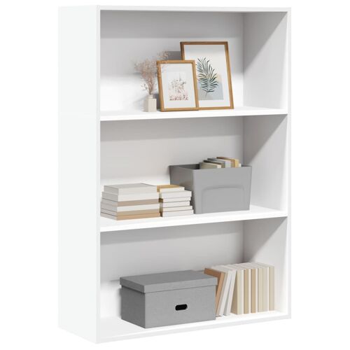 vidaXL Bibliothèque blanc 80x30x114 cm bois d'ingénierie