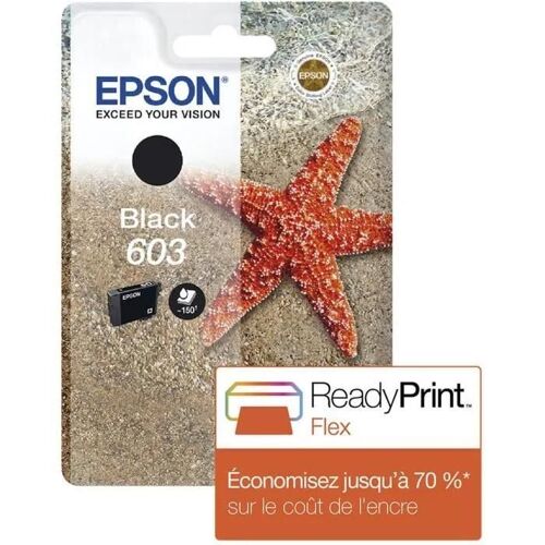 Epson 603 - 3.4 ml - noir - original - blister - cartouche d'encre - pour Expression Home XP-2150, 2155, 3150, 3155, 4150, 4155; WorkForce WF-2820, 2840, 2845, 2870