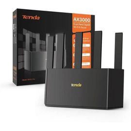Tenda RX12L Pro Router WiFi 6 AX3000 Dual Band Gigabit, 2402Mbps/5GHz+574Mbps/2.4GHz, 4 Gigabit Doors, 160MHz Bandwidth