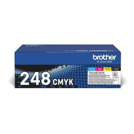 Brother TN248VAL Multipack - Pack de 4 - noir, jaune, cyan, magenta - original - boîte - cartouche de toner - pour Brother DCP-L3515, L3520, L3555, L3560, HL-L3220, L3240, MFC-L3740, L3760...