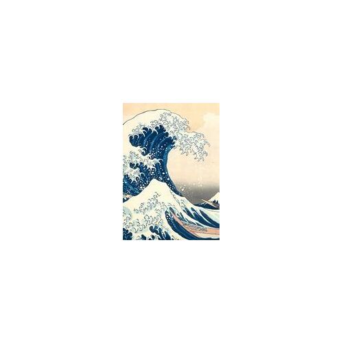 Hokusai 'die Große Welle Vor Kanagawa' Notizbuch A5 Kariert - 100 Seiten 90g/M² - Soft Cover - Fsc Papier