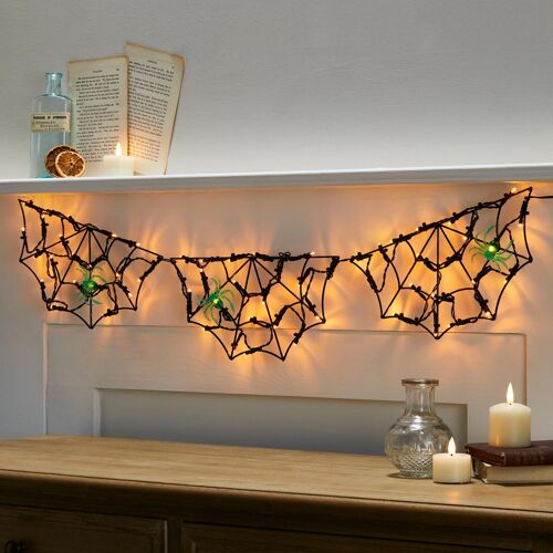 Toile d'Araignées Lumineuse de 90 cm