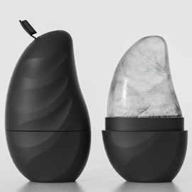 Cube De Glace Facial En Silicone En Forme De Mangue,Grille De Glace Pour Le Visage,Moule À Glace De Beauté,Rouleau De Massage Du Visage,Refroidissement,Outil De Soins Hydratant Pour La Peau-Noir