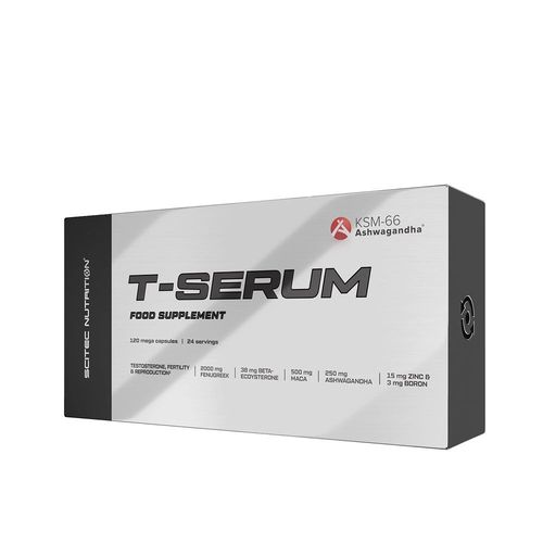T-Serum (120 Caps)| Boosters De Testostérone|Scitec Nutrition 