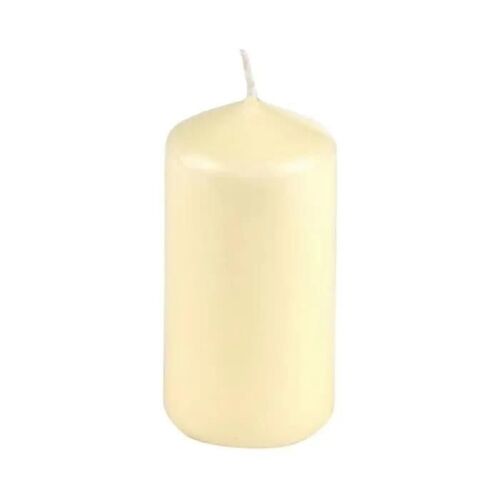 Bougie parfumée - Essentiel - Vanille - Beige - Intérieur - 11 cm x 6 cm
