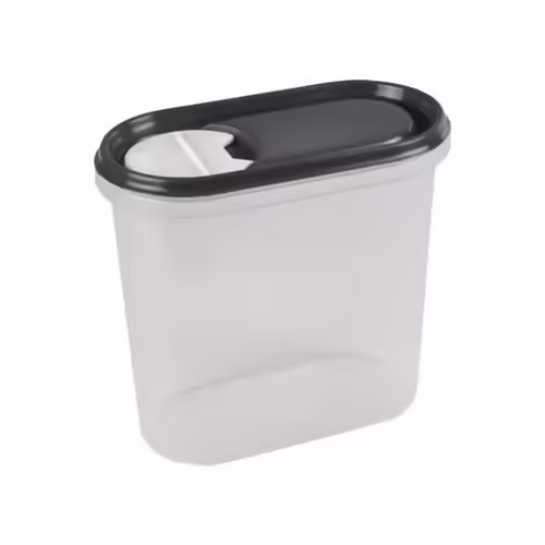 Boite Saupoudreuse À Sucre - Ant - 19x10.5x18 Cm - Plastique - 2 L - Couleur Transparent Et Anthracite