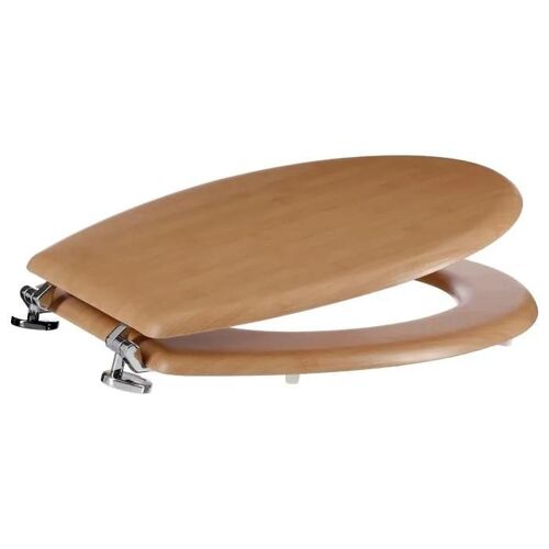 Abattant WC - Collection - Effet Bambou - Universel - MDF - Dimensions 43x37x5.5 cm